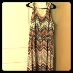 Maurice’s striped dress with lace back